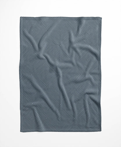 Eye Chev Velveteen Fleece Blanket