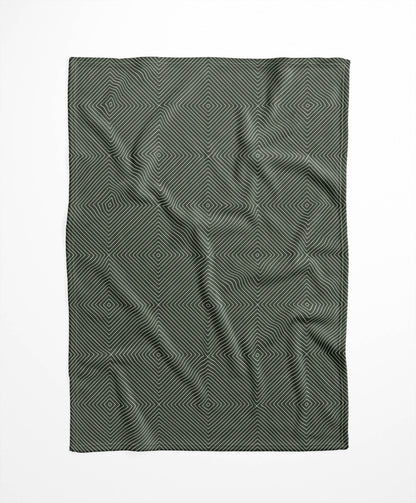 Eye Chev Velveteen Fleece Blanket