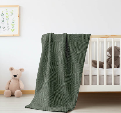 Eye Chev Velveteen Fleece Blanket
