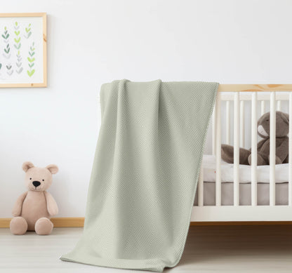 Eye Chev Velveteen Fleece Blanket