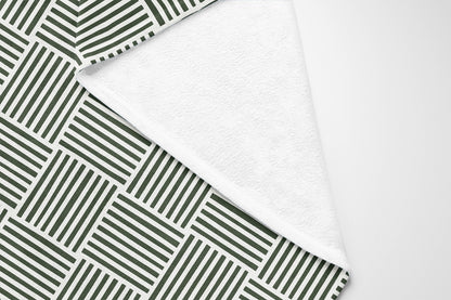Gridblocked Velveteen Fleece Blanket