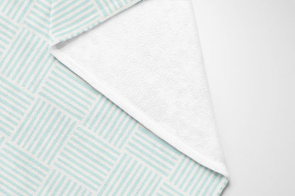 Gridblocked Velveteen Fleece Blanket