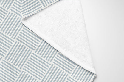 Gridblocked Velveteen Fleece Blanket