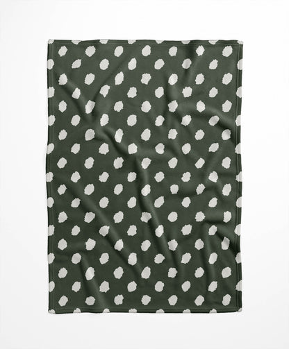 Grunge Dot Velveteen Fleece Blanket