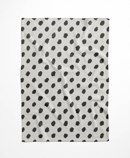 Grunge Dot Velveteen Fleece Blanket