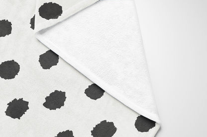 Grunge Dot Velveteen Fleece Blanket