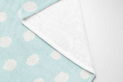 Grunge Dot Velveteen Fleece Blanket