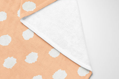 Grunge Dot Velveteen Fleece Blanket