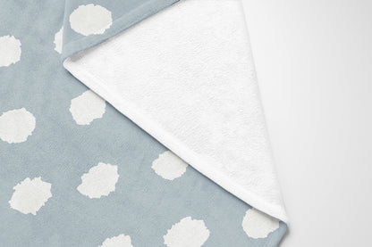 Grunge Dot Velveteen Fleece Blanket