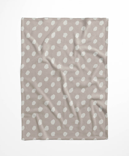 Grunge Dot Velveteen Fleece Blanket