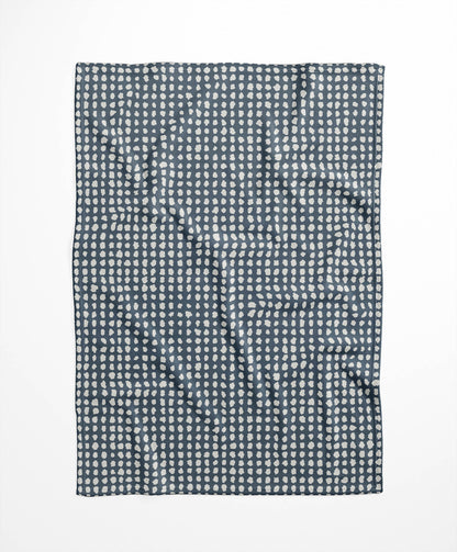 Grunge Row Velveteen Fleece Blanket
