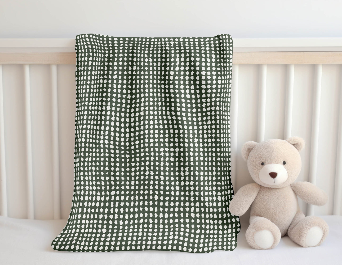 Grunge Row Velveteen Fleece Blanket