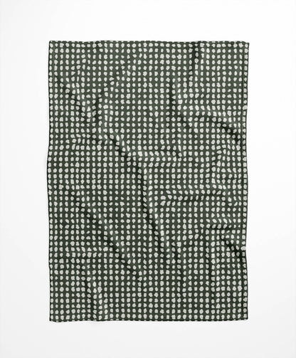 Grunge Row Velveteen Fleece Blanket