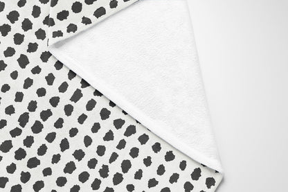 Grunge Row Velveteen Fleece Blanket
