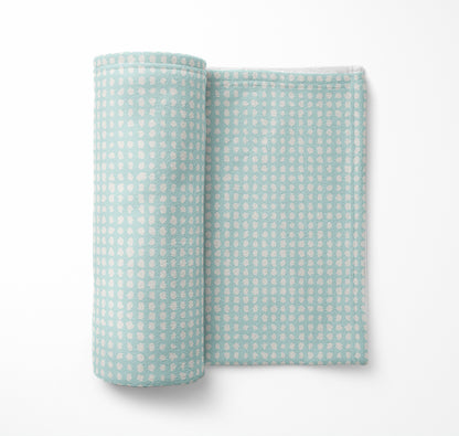 Grunge Row Velveteen Fleece Blanket