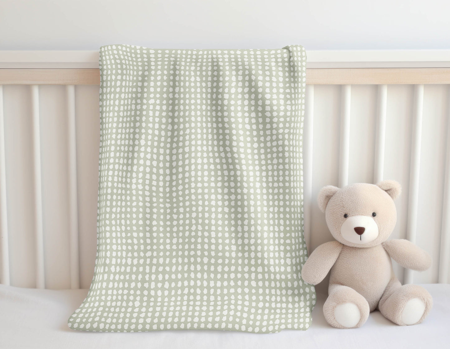 Grunge Row Velveteen Fleece Blanket