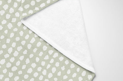 Grunge Row Velveteen Fleece Blanket