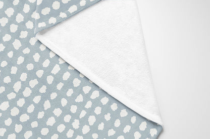 Grunge Row Velveteen Fleece Blanket