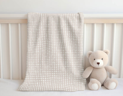 Grunge Row Velveteen Fleece Blanket