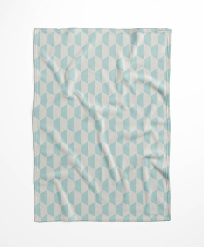 Hex Velveteen Fleece Blanket