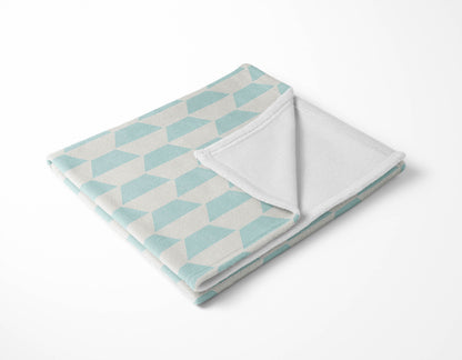 Hex Velveteen Fleece Blanket