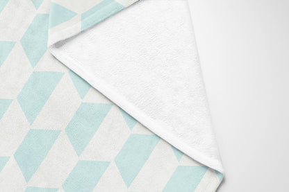 Hex Velveteen Fleece Blanket