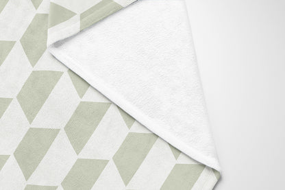 Hex Velveteen Fleece Blanket