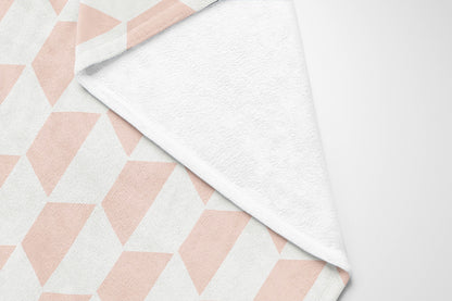 Hex Velveteen Fleece Blanket