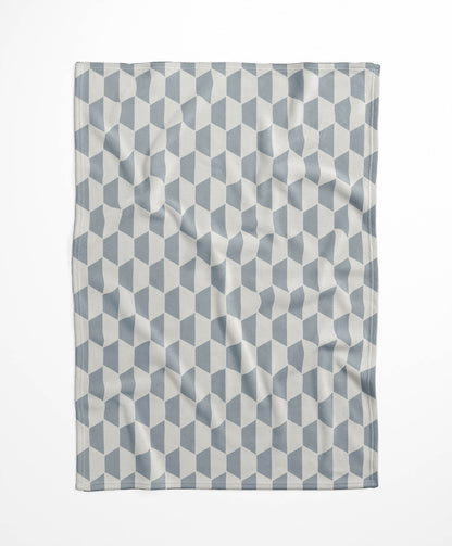 Hex Velveteen Fleece Blanket