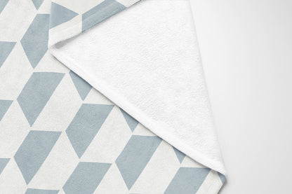 Hex Velveteen Fleece Blanket
