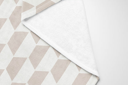 Hex Velveteen Fleece Blanket
