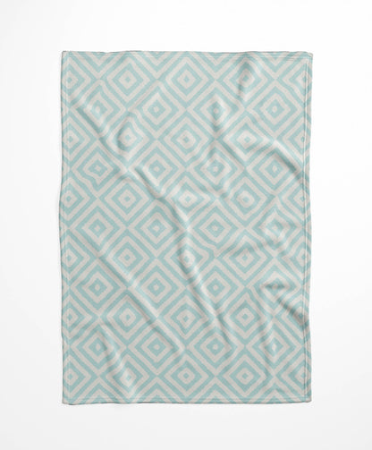 Ikat Eye Velveteen Fleece Blanket
