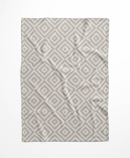 Ikat Eye Velveteen Fleece Blanket