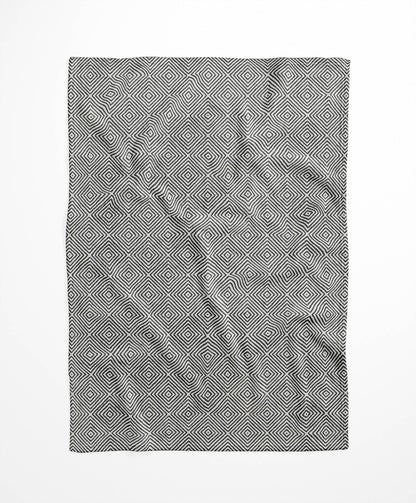 Ikat Spray Velveteen Fleece Blanket