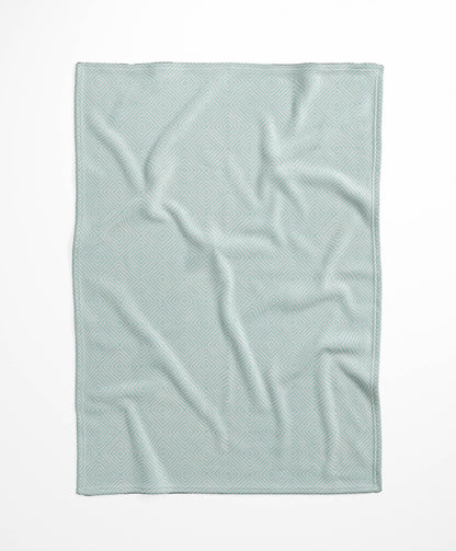 Ikat Spray Velveteen Fleece Blanket