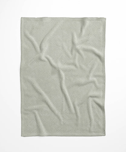 Ikat Spray Velveteen Fleece Blanket