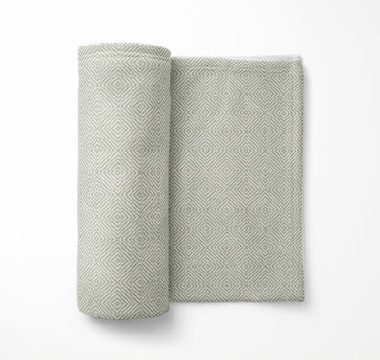 Ikat Spray Velveteen Fleece Blanket
