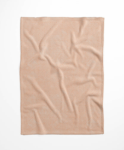 Ikat Spray Velveteen Fleece Blanket
