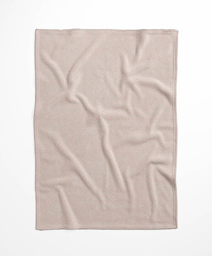 Ikat Spray Velveteen Fleece Blanket