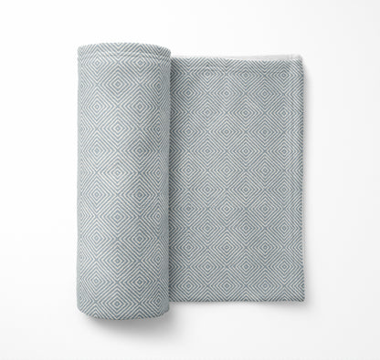 Ikat Spray Velveteen Fleece Blanket