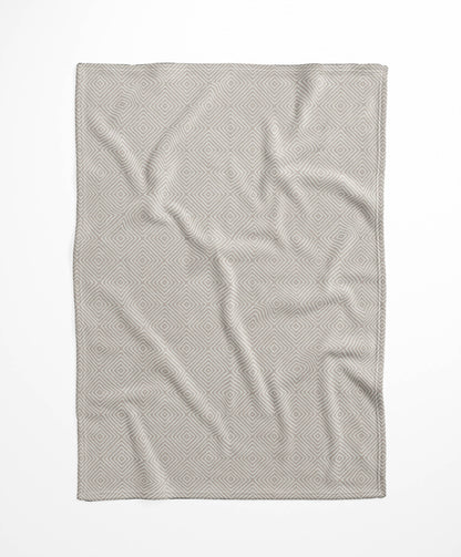 Ikat Spray Velveteen Fleece Blanket