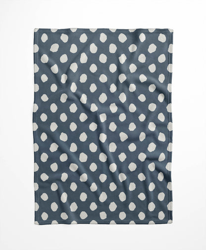 Large Dot Velveteen Fleece Blanket