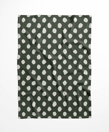 Large Dot Velveteen Fleece Blanket