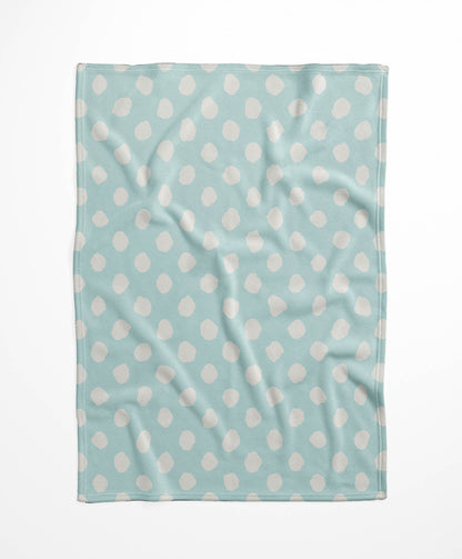 Large Dot Velveteen Fleece Blanket