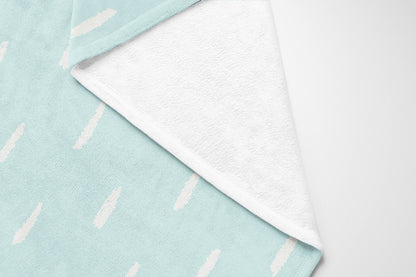 Long Drop Velveteen Fleece Blanket