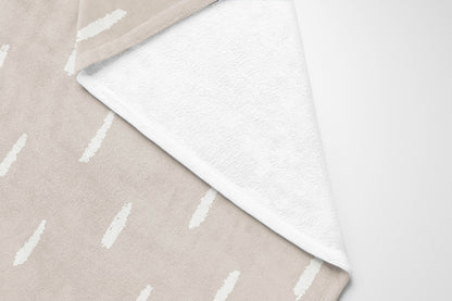 Long Drop Velveteen Fleece Blanket