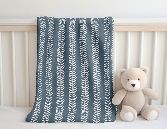 Mystic Ivy Velveteen Fleece Blanket