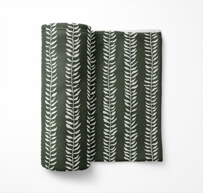 Mystic Ivy Velveteen Fleece Blanket