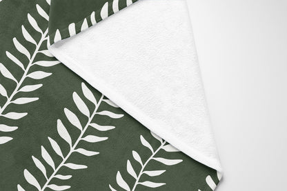 Mystic Ivy Velveteen Fleece Blanket