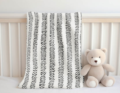 Mystic Ivy Velveteen Fleece Blanket
